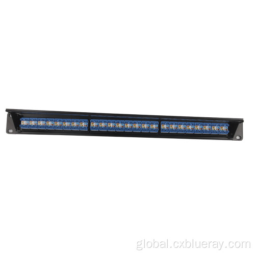 China 24Port RJ45 CAT6 Patch Panel with Cable Management Factory